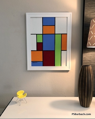 Hommage a Mondrian - 18x24